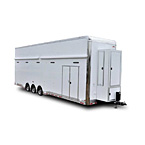 34’ custom stacker trailer exterior view